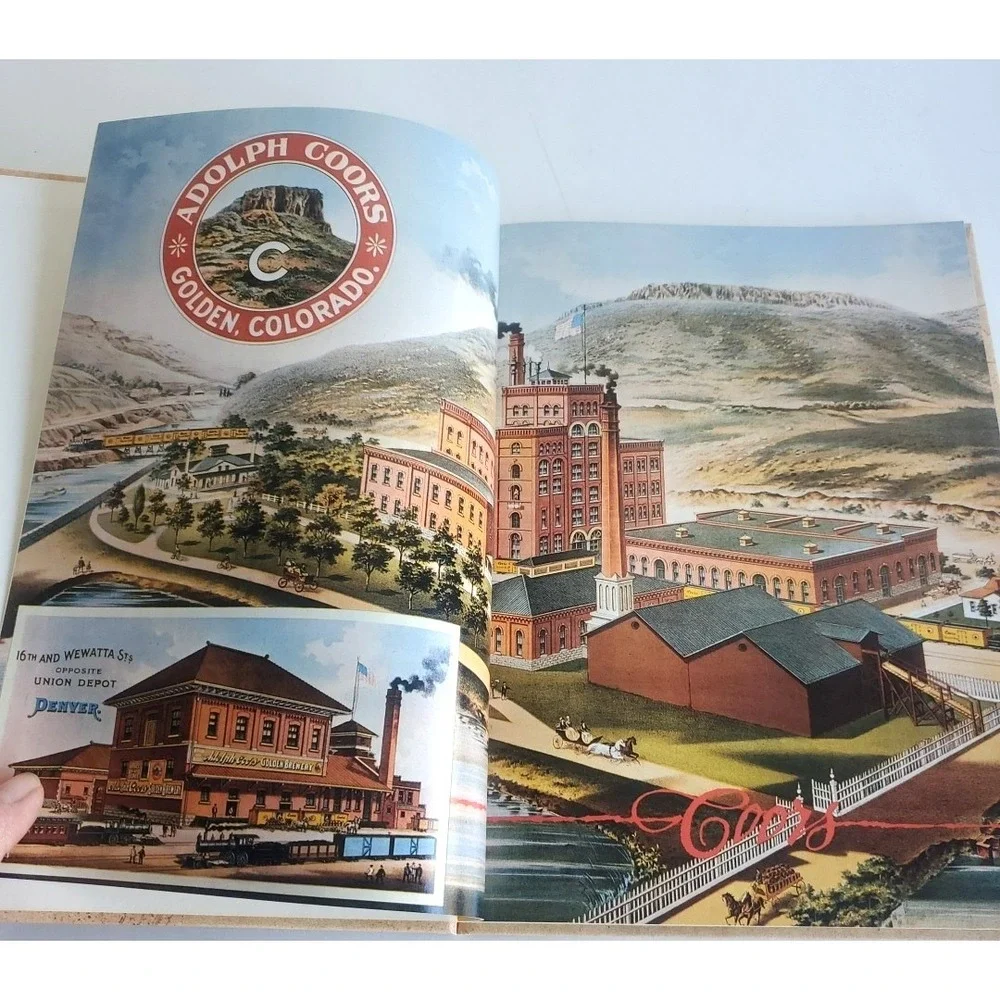 Vintage Coors Beer Promo Cookbook A Taste of the West History Hardcover 1981 NOS